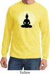 Mens Yoga Tee Meditating Buddha Long Sleeve