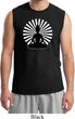 Mens Yoga Tee Meditating Buddha Muscle Shirt