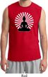 Mens Yoga Tee Meditating Buddha Muscle Shirt