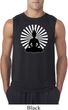 Mens Yoga Tee Meditating Buddha Sleeveless Shirt
