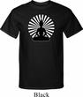 Mens Yoga Tee Meditating Buddha Tall T-shirt