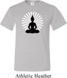 Mens Yoga Tee Meditating Buddha Tall T-shirt