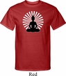 Mens Yoga Tee Meditating Buddha Tall T-shirt