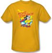 Mighty Mouse Adult T-shirt - Mouse of Tomorrow Gold Tee