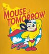Mighty Mouse Adult T-shirt - Mouse of Tomorrow Gold Tee