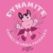Mighty Mouse T-shirt - TV Series Dynamite Adult Hot Pink Tee