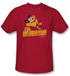 Mighty Mouse T-shirt - TV Series I'm Mighty Adult Red Tee
