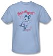 Mighty Mouse T-shirt - TV Series Save Me Youth Kids Light Blue Tee