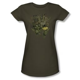 Mirrormask Shirt Juniors Don't Let Them Green Tee T-Shirt