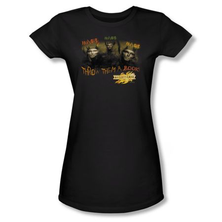 Mirrormask Shirt Juniors V Neck Hungry Black Tee T-Shirt