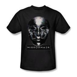Mirrormask Shirt Mask Adult Black Tee T-Shirt Mirrormask Shirt Mask Adult Black Tee T-Shirt