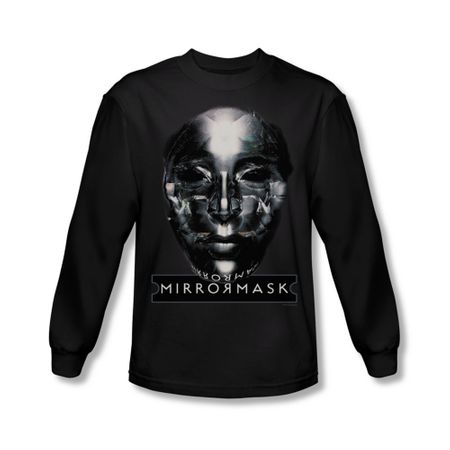 Mirrormask Shirt Mask Long Sleeve Black Tee T-Shirt