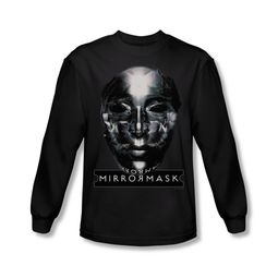 Mirrormask Shirt Mask Long Sleeve Black Tee T-Shirt Mirrormask Shirt Mask Long Sleeve Black Tee T-Shirt