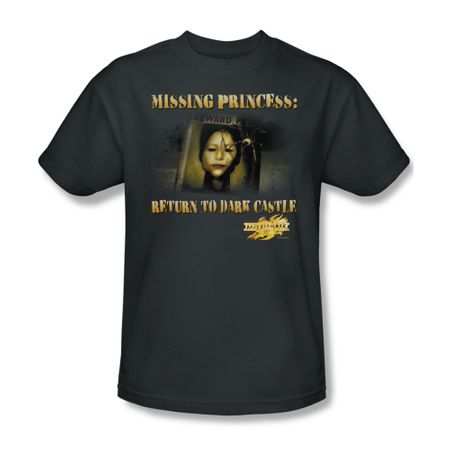Mirrormask Shirt Missing Princess Adult Charcoal Tee T-Shirt