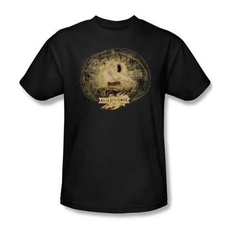 Mirrormask Shirt Sketch Adult Black Tee T-Shirt
