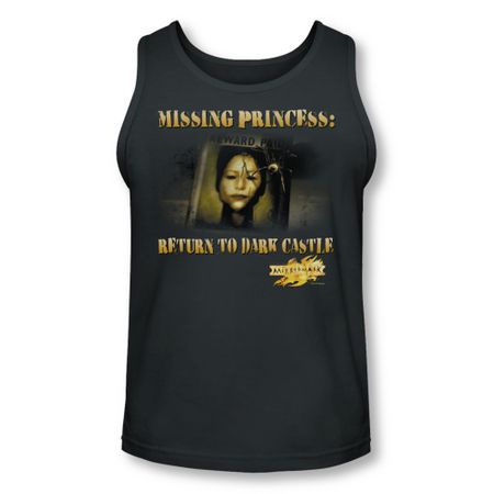 Mirrormask Tank Top Missing Princess Charcoal Tanktop