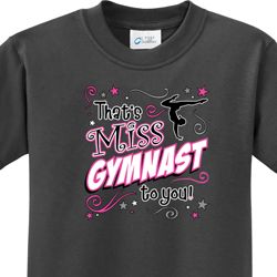 Miss Gymnast To You Kids Gymnastics Shirts