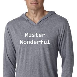 Mister Wonderful Lightweight Hoodie Shirt Mister Wonderful Lightweight Hoodie Shirt