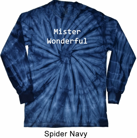 Mister Wonderful Long Sleeve Tie Dye Shirt