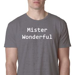 Mister Wonderful Mens Burnout Shirt Mister Wonderful Mens Burnout Shirt