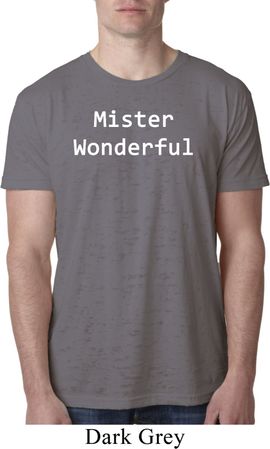 Mister Wonderful Mens Burnout Shirt