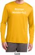 Mister Wonderful Mens Moisture Wicking Long Sleeve Shirt