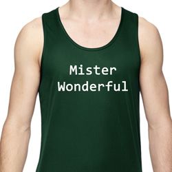 Mister Wonderful Mens Moisture Wicking Tanktop Mister Wonderful Mens Moisture Wicking Tanktop