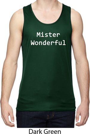 Mister Wonderful Mens Moisture Wicking Tanktop
