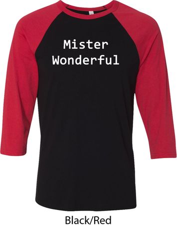 Mister Wonderful Mens Raglan Shirt