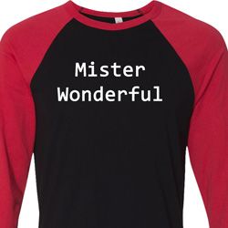 Mister Wonderful Mens Raglan Shirt Mister Wonderful Mens Raglan Shirt