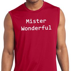 Mister Wonderful Mens Sleeveless Moisture Wicking Shirt Mister Wonderful Mens Sleeveless Moisture Wicking Shirt