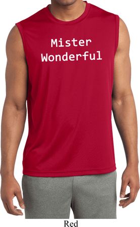 Mister Wonderful Mens Sleeveless Moisture Wicking Shirt