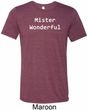 Mister Wonderful Mens Tri Blend Crewneck Shirt