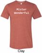 Mister Wonderful Mens Tri Blend Crewneck Shirt