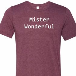 Mister Wonderful Mens Tri Blend Crewneck Shirt Mister Wonderful Mens Tri Blend Crewneck Shirt