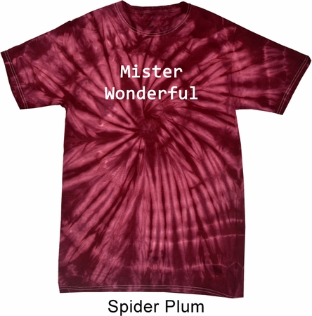 Mister Wonderful Spider Tie Dye Shirt