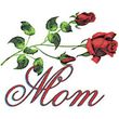 Mom T-shirt - Roses Flowers Love Adult Mother's Tee Shirt