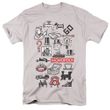 Monopoly Board Game ICONS Adult T-shirt - Silver Gray
