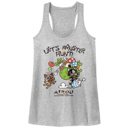 Monster Hunter Juniors Tank Top Airou Hunter Athletic Heather Racerback