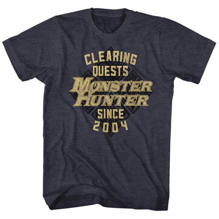 Monster Hunter Shirt Clearing Guest Since 2004 Navy T-Shirt