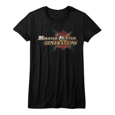 Monster Hunter Shirt Juniors Generations Logo Black T-Shirt