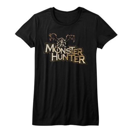 Monster Hunter Shirt Juniors Logo Black T-Shirt