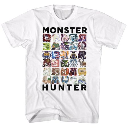 Monster Hunter Shirt Let's Hunt White T-Shirt
