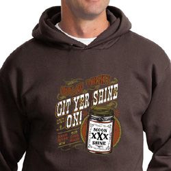 Moonshine Hoodie Git Yer Shine On Hoody