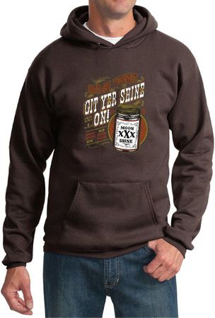 Moonshine Hoodie Git Yer Shine On Hoody