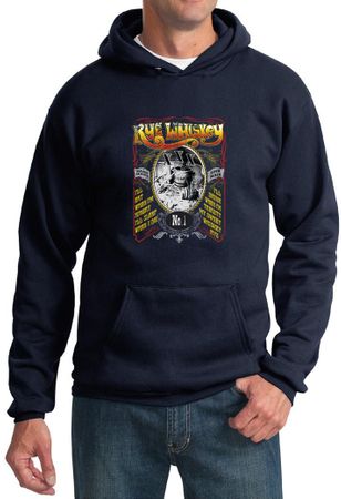Moonshine Hoodie Rye Whiskey Hoody