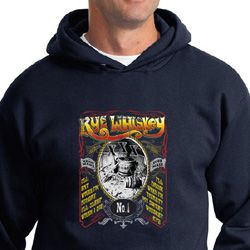Moonshine Hoodie Rye Whiskey Hoody