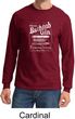 Moonshine Shirt Bathtub Gin Long Sleeve Shirt