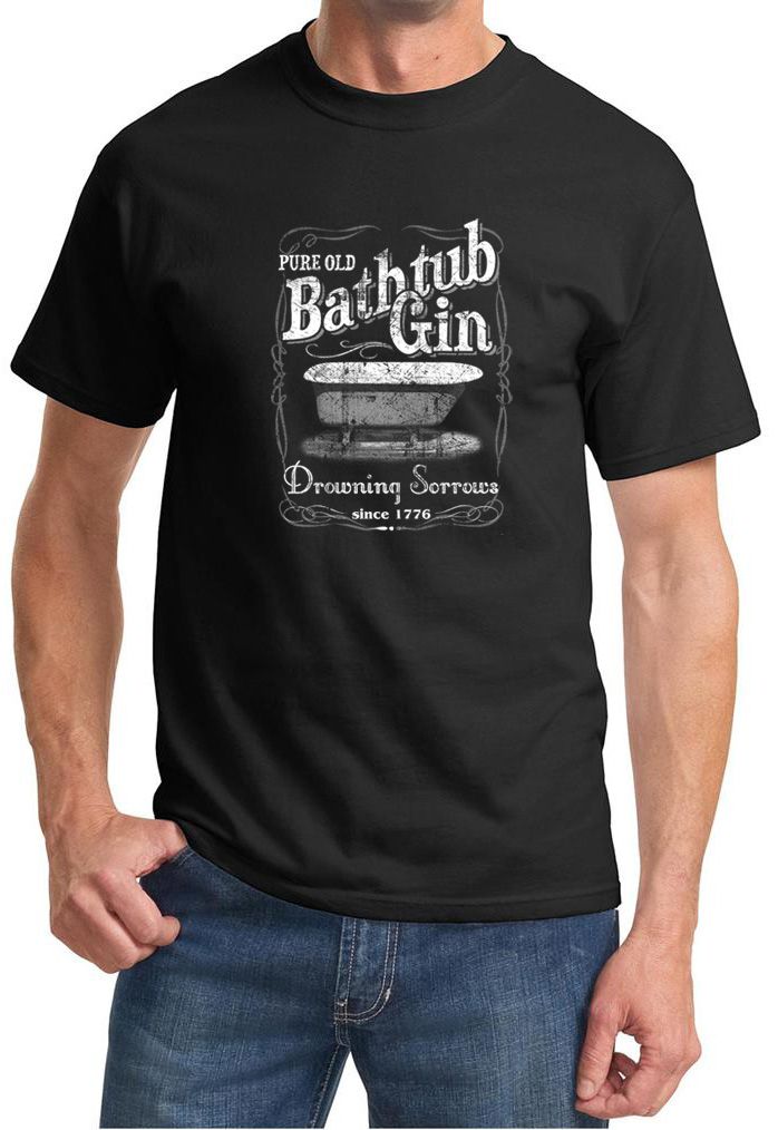 Moonshine Shirt Bathtub Gin Tee T-shirt - Moonshine Shirt Bathtub Gin