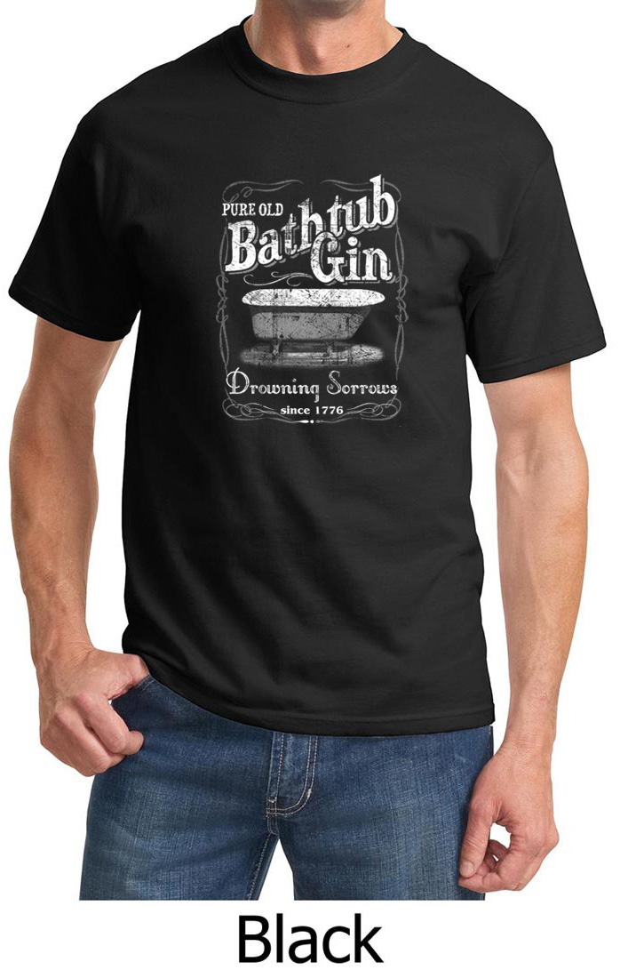 Moonshine Shirt Bathtub Gin Tee T-shirt - Moonshine Shirt Bathtub Gin
